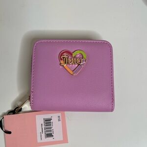 Juicy Couture Love Mode Pink Fondant Zip Around Wallet